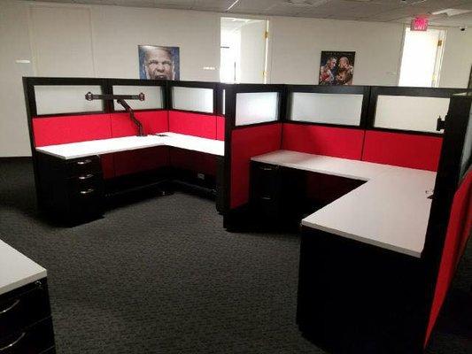 Cubicle install at WWE