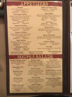 Appetizers & Soups & Salads