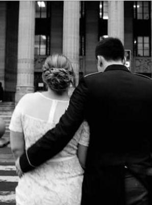 Bridal updo