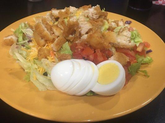 Crispy chicken salad.  Excellent