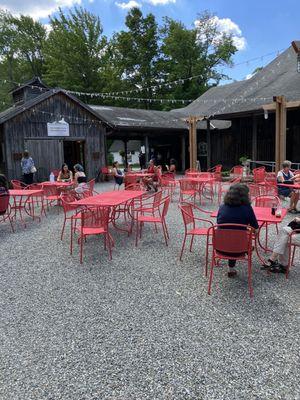 Open area for having a snack or drink