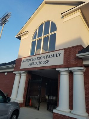 Entrance to fieldhouse