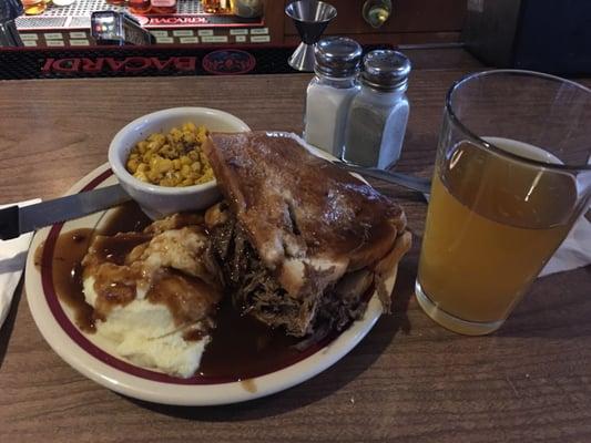 Roast Beef Special (and a beer)