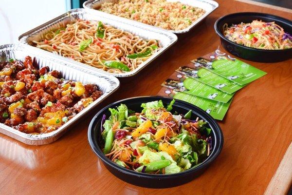 Asian catering, fresh and delicious