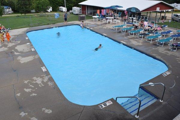 Beautiful swimming pool.