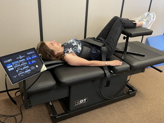 Lumbar Spinal Decompression therapy at Danto Osteopathic.