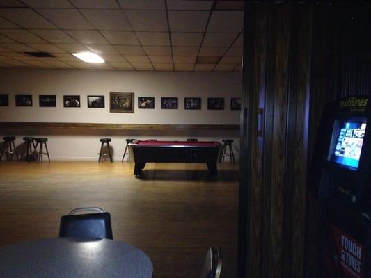 One good place to have a cold drink and play pool and listen to music at the famous Legion and Bell Gardens