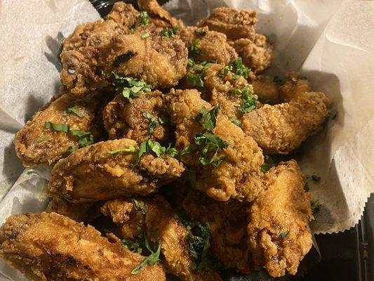 Honey pepper party wings