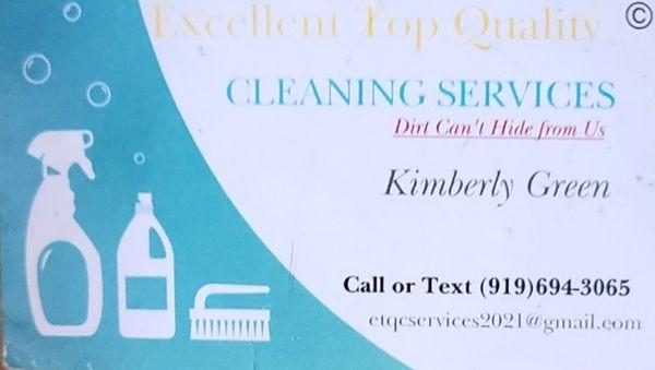 Excellent Top Quality Cleaning Services