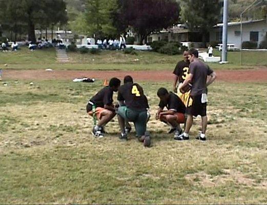 AFFL ATLAS BOWL I
 
 RAIDERS going over strategy ...