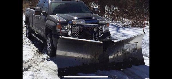 Trucks ready for the snow!