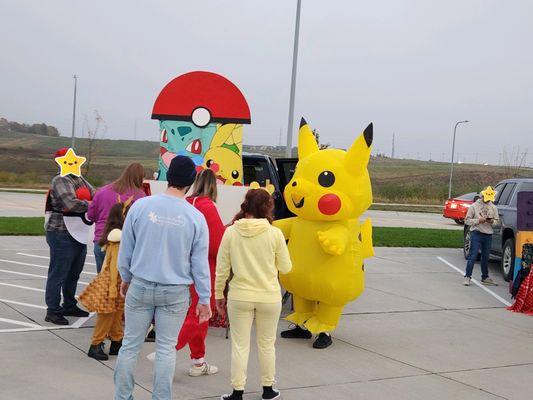 Trunk or treat fun at Ashbury Elementary!