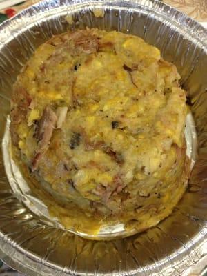 Pork (pernil) mofongo.