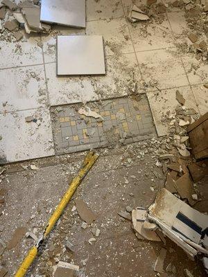 Floor demolition