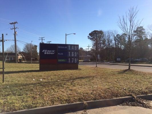 Raceway on Oyster Point and Warwick in Newport News, Virginia.