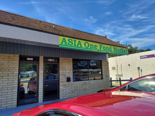 Asia One Food Market in Leesburg. Mostly come for Sushi and Chirashi!