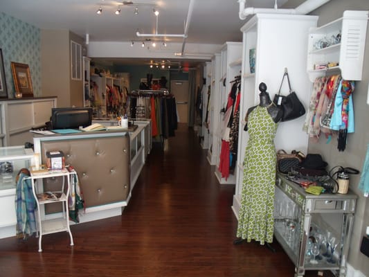 Twice Found is a stylish upscale consignment store located in downtown Lancaster PA, with convenient on-street parking in front.