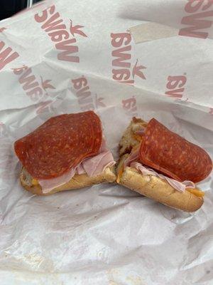 Bad Wawa cold hoagie