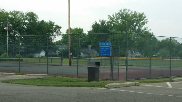 Tennis courts