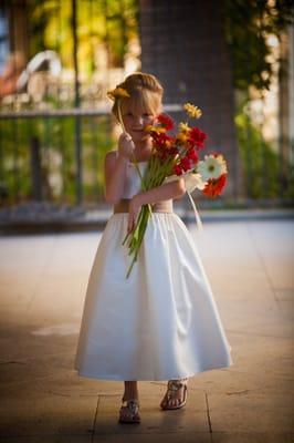 Flower Girl. Photo by Liz Huston.