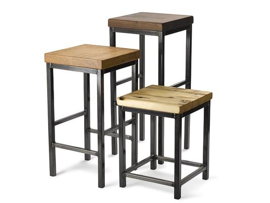 Square Metal Stool Collection - Custom  Sizes Available