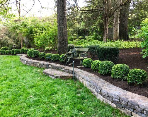 Landscape design is our specialty. We also offer maintenance contracts to keep it 'pristine' pretty.