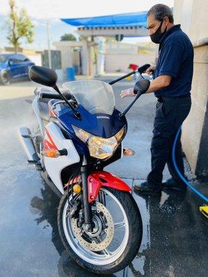 Motorcycle Wash & Detailing