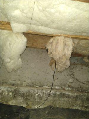 Push back up insulation