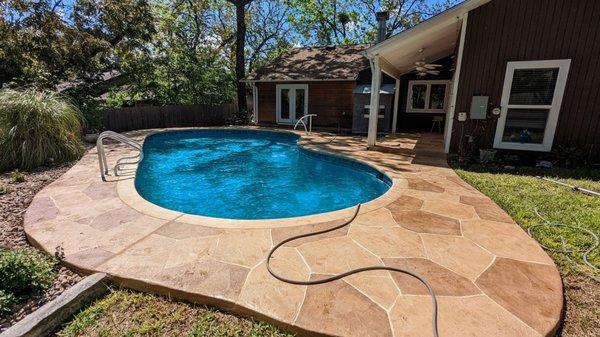 Pool Renovation in the Great Hills