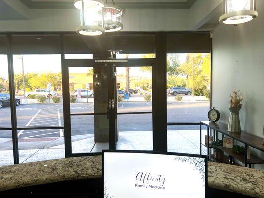 Front office at Affinity Family Medicine