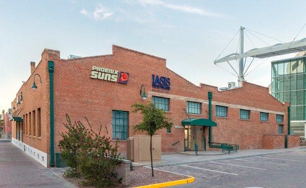 IASIS Multi Specialty Clinic, located near the Talking Stick Resort Arena, on the Northwest corner of 3rd Street and Jackson Street.