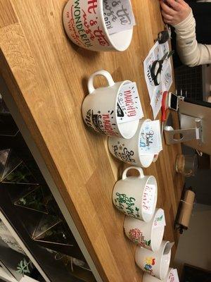 Mug decorating!