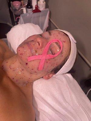 Breast Cancer Awareness Facial