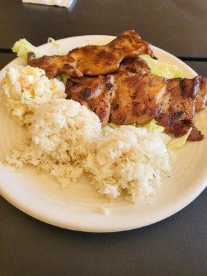 Bbq chicken plate