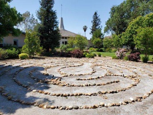 CPC labyrinth for meditation and prayer.