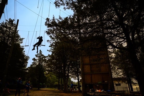 JCC Camp Ruach High Ropes Course