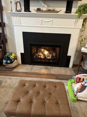 Beautiful new Lopi gas fireplace insert