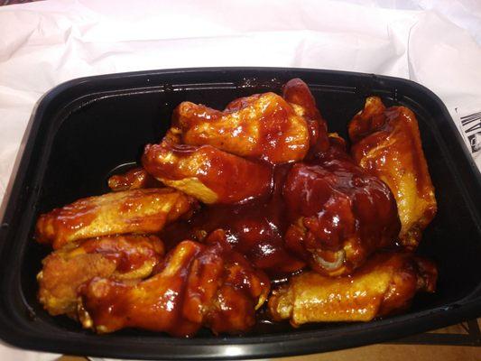 10 bbq wings