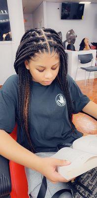 Box braids by Thetcher