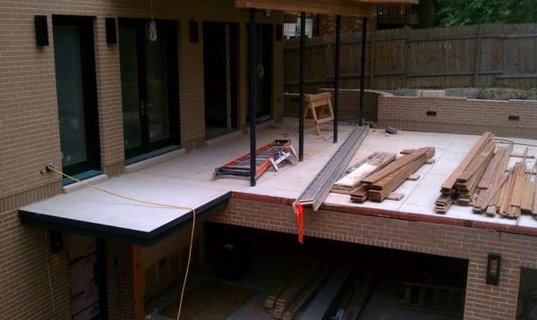 suspended concrete slab by T & H Foundations, st louis mo.