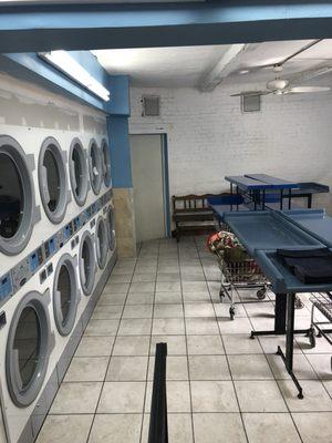 New dryers and new folding tables