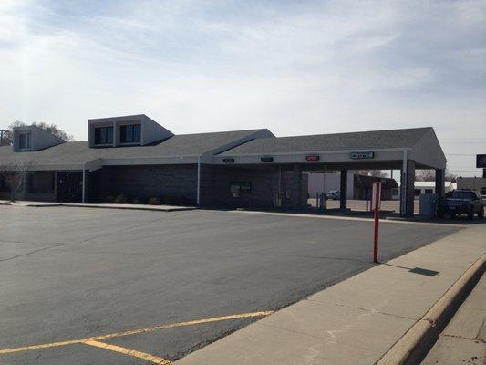 Outside view of Corn Palace Branch in Mitchell, SD.