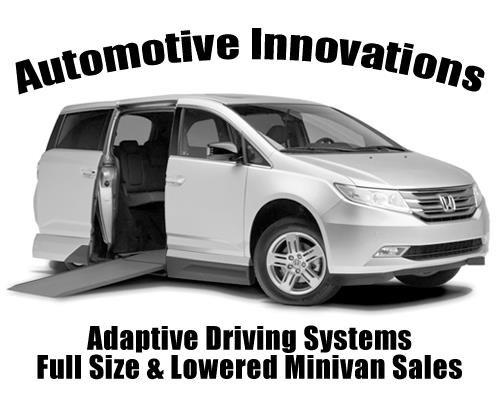 Automotive Innovations - Adaptive driving systems - full size and lowered wheelchair van sales