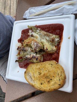 Chicken-Stuffed Peppers