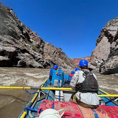 Rafting in our Adventures program.