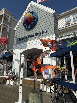 Stopping in at one Of our favorite kite shops