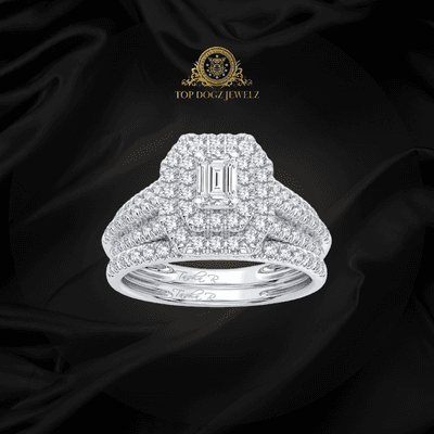 14k 1.0 CTW Diamond Bridal Ring