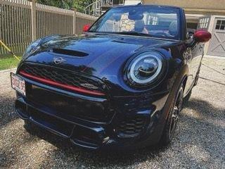 My MINI Cooper JCW convertible. Bright and shiny!