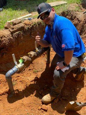 Backflow preventer installation and certification.