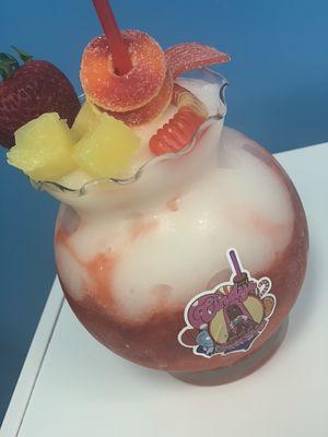 Strawberry Colada Fishbowl